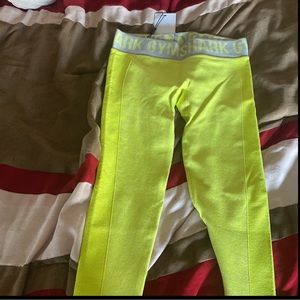 Gymshark lime green leggings